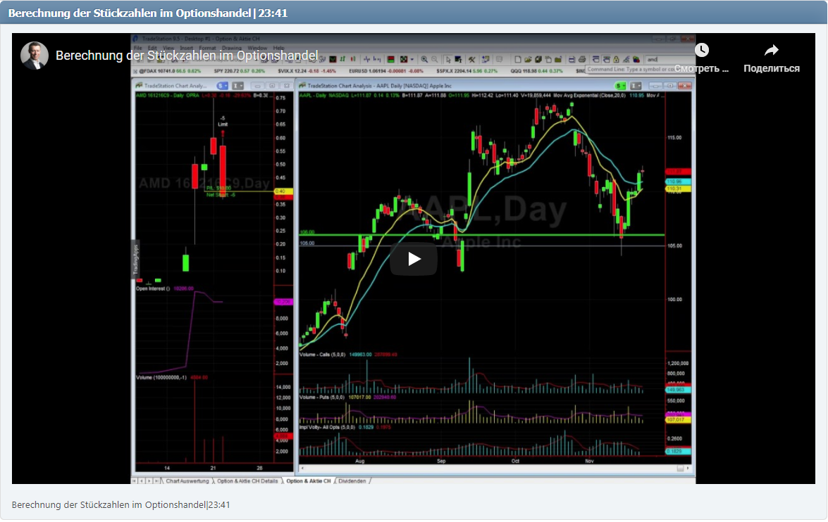 Berechnung der Stückzahlen im Optionshandel|23:41