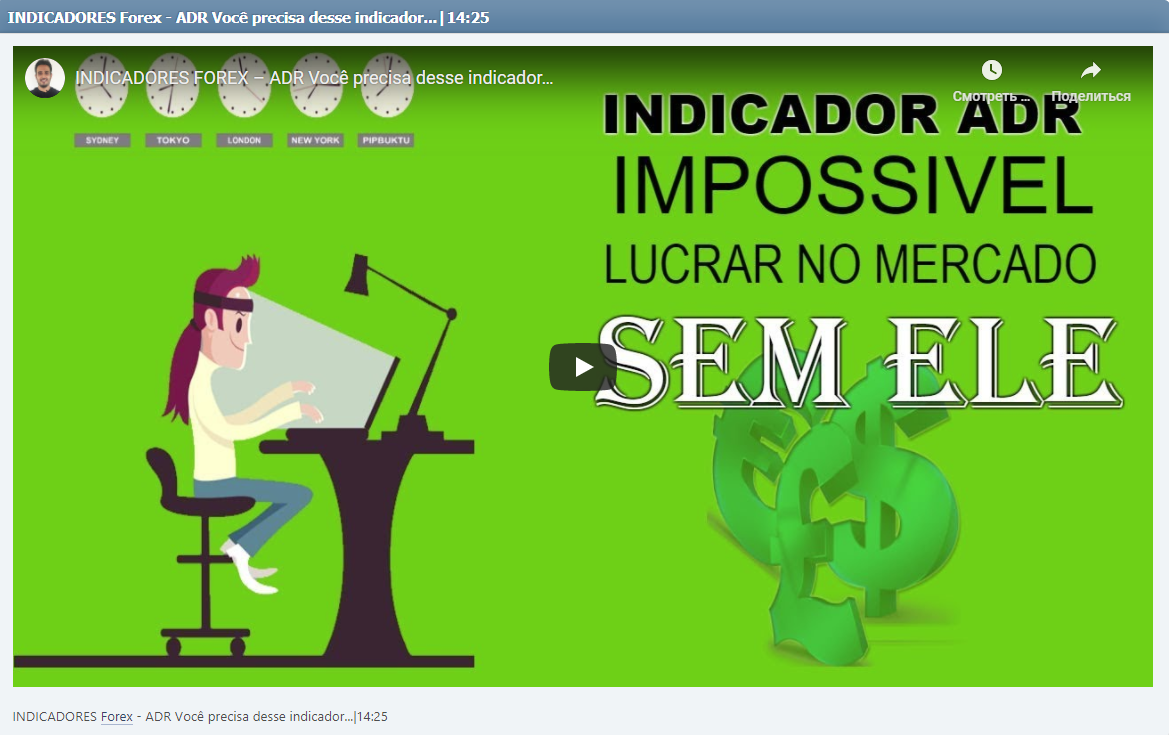 INDICADORES Forex - ADR Você precisa desse indicador...|14:25