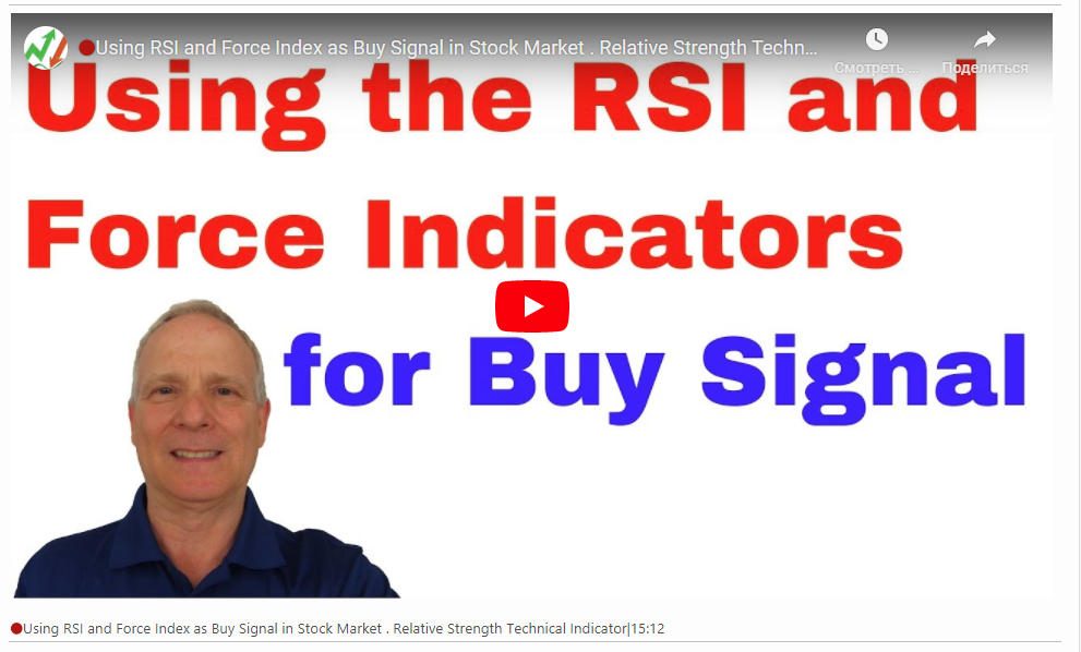 ?Using RSI and Force Index as Buy Signal in Stock Market . Relative Strength Technical Indicator|15:12