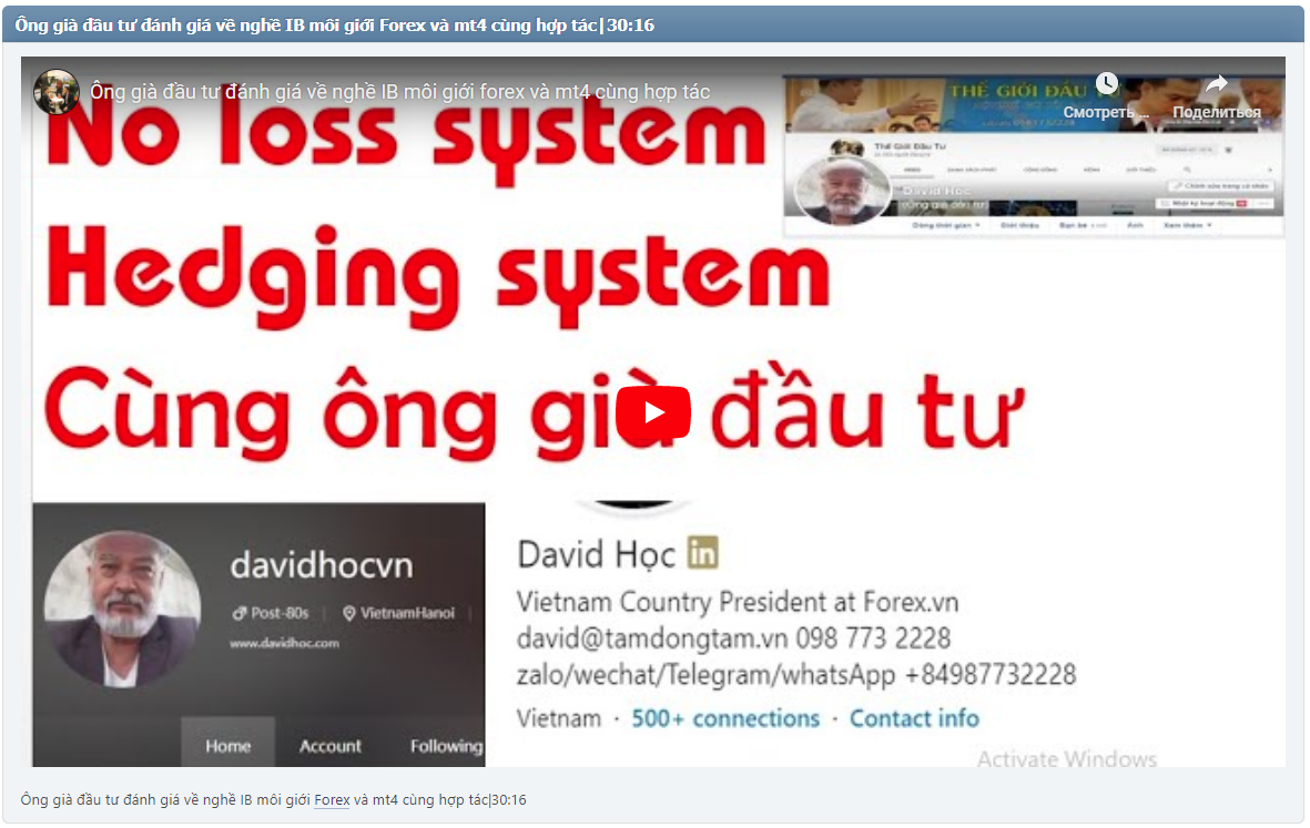Ông già đầu tư đánh giá về nghề IB môi giới Forex và mt4 cùng hợp tác|30:16
