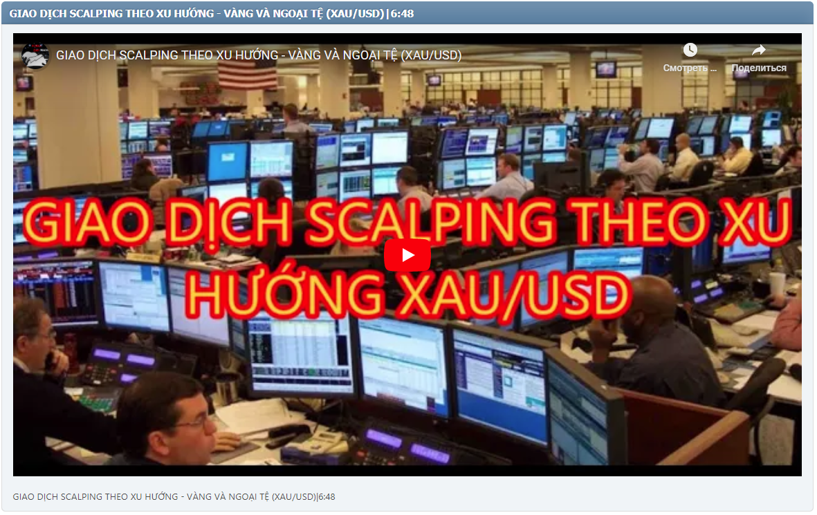 GIAO DỊCH SCALPING THEO XU HƯỚNG - VÀNG VÀ NGOẠI TỆ (XAU/USD)|6:48