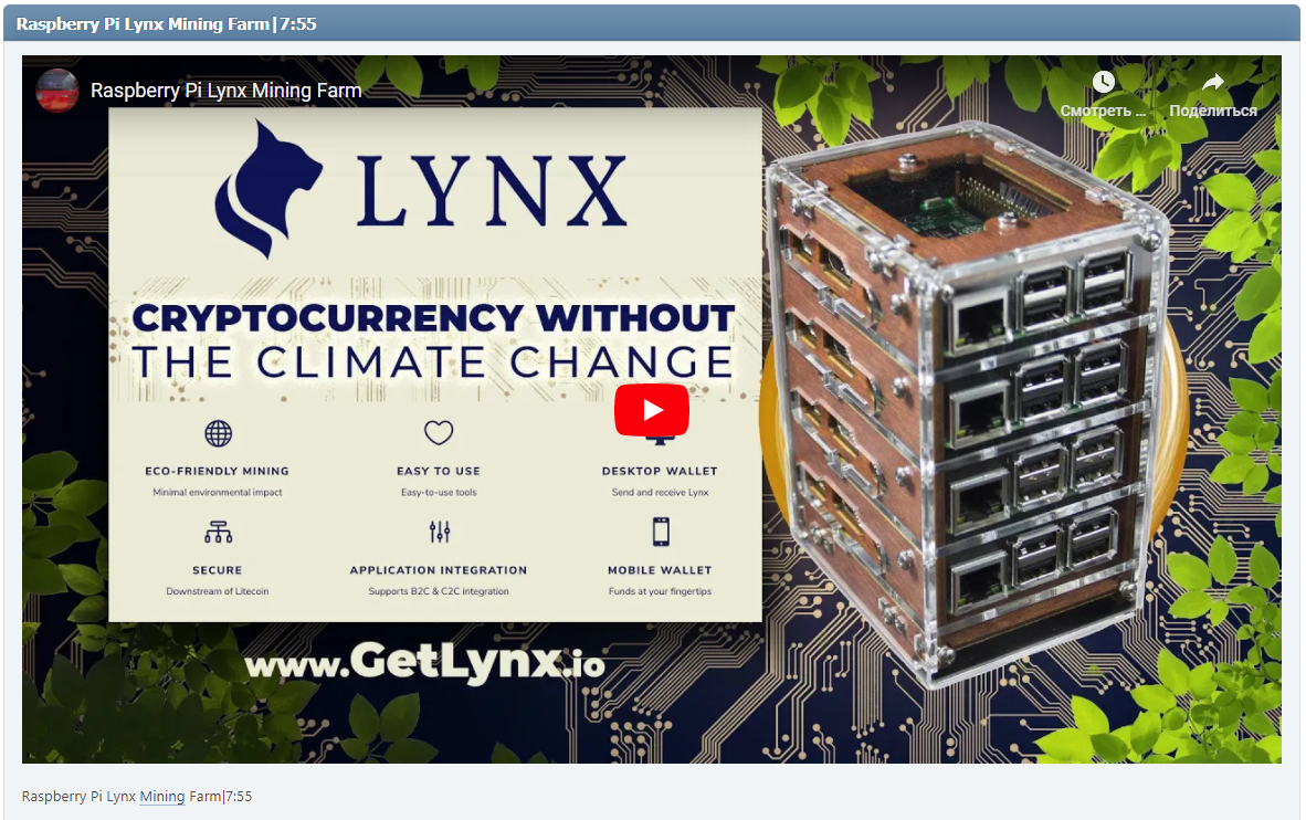 Raspberry Pi Lynx Mining Farm|7:55