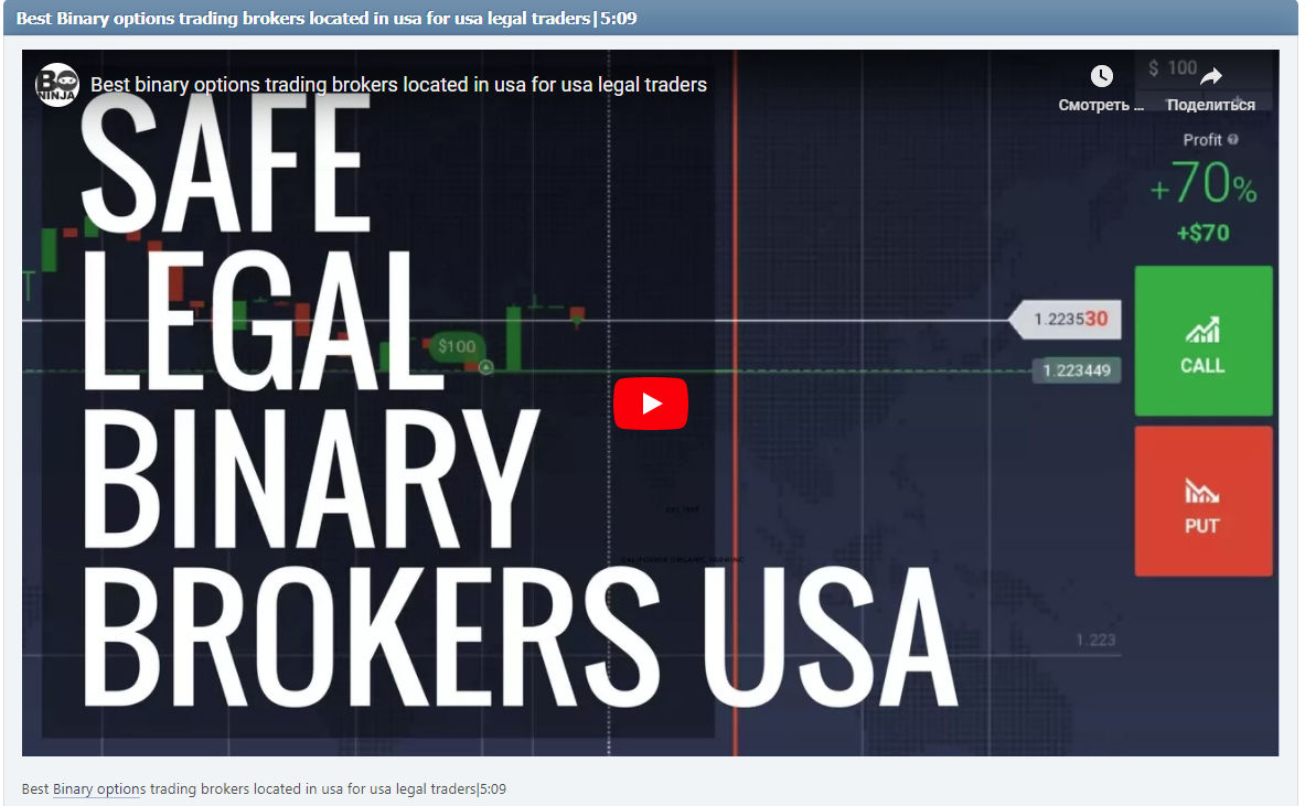 Best Binary options trading brokers located in usa for usa legal traders|5:09