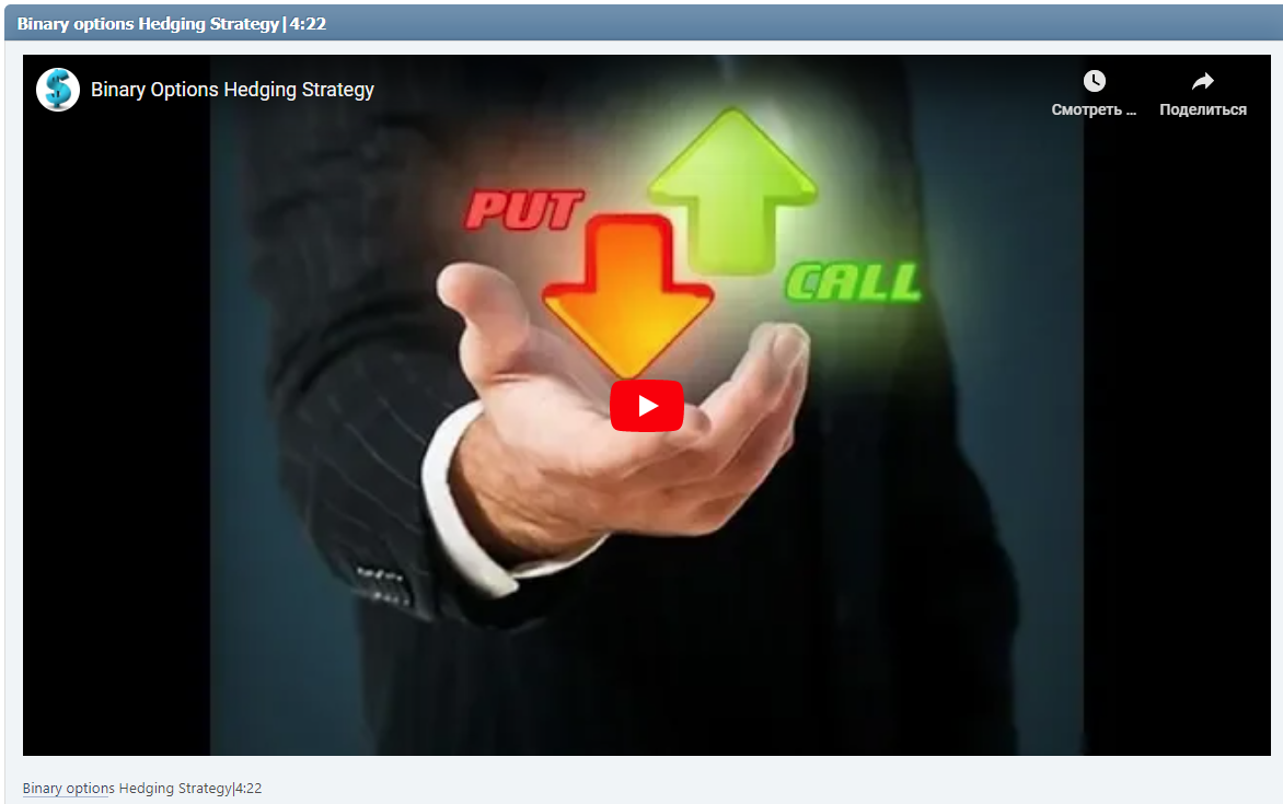 Binary options Hedging Strategy|4:22