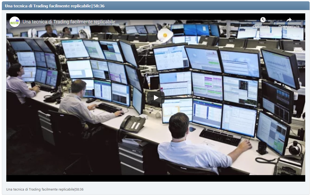 Una tecnica di Trading facilmente replicabile|58:36