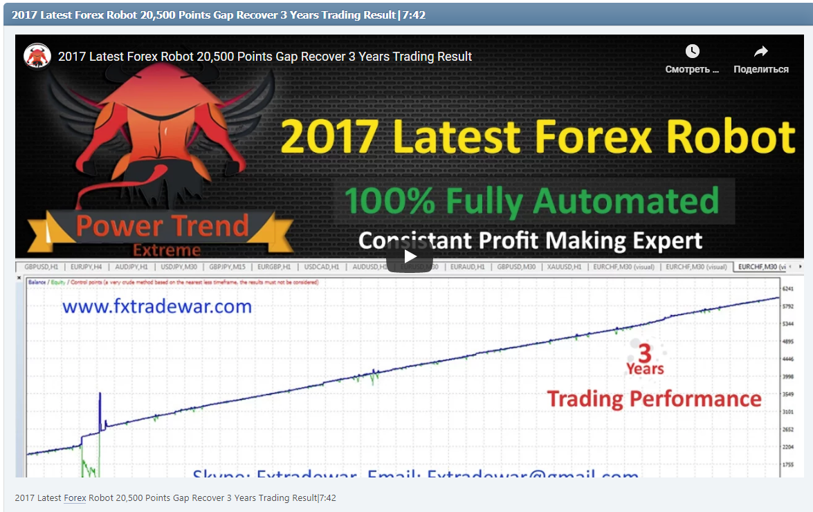 2017 Latest Forex Robot 20,500 Points Gap Recover 3 Years Trading Result|7:42