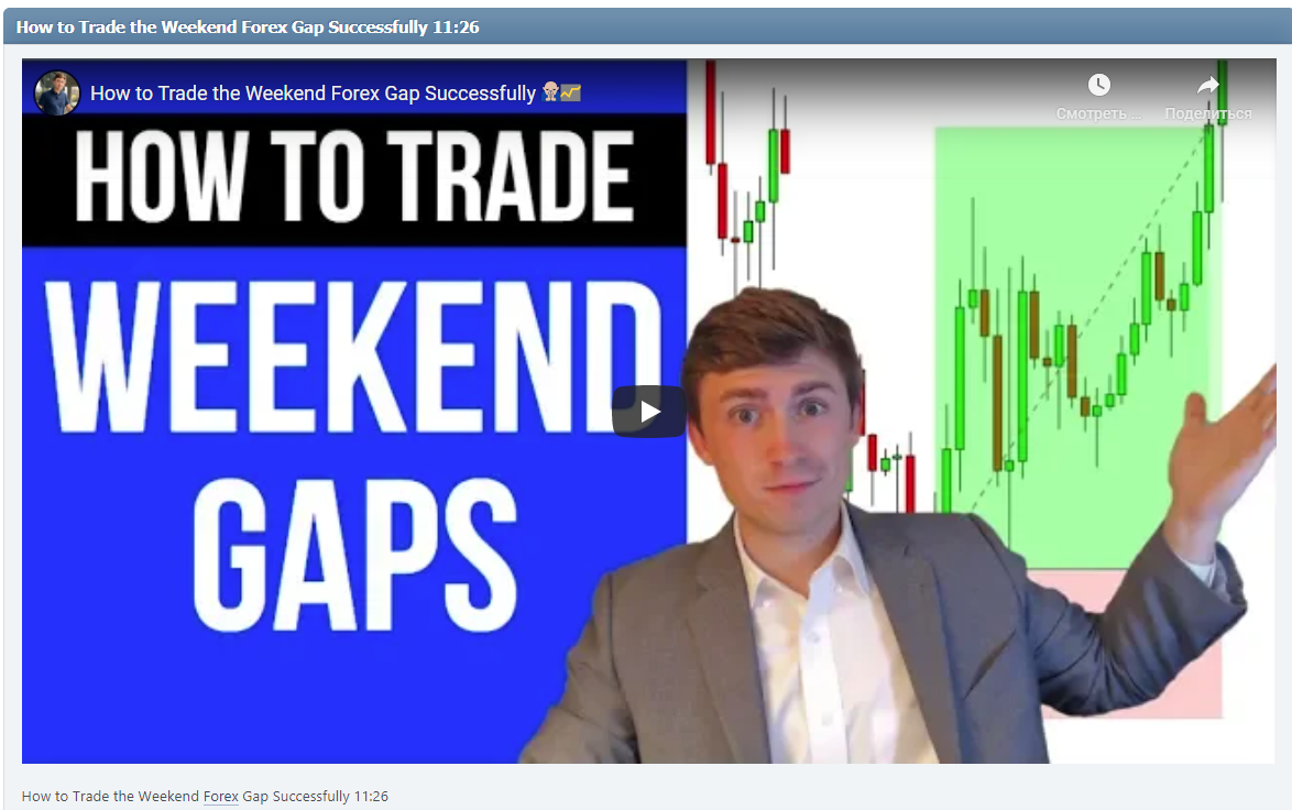How to Trade the Weekend Forex Gap Successfully 11:26