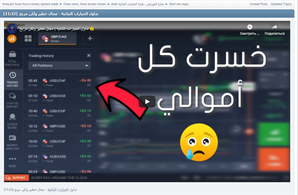 |تداول الخيارات الثنائية - مجال خطير ولكن مربح |11:22