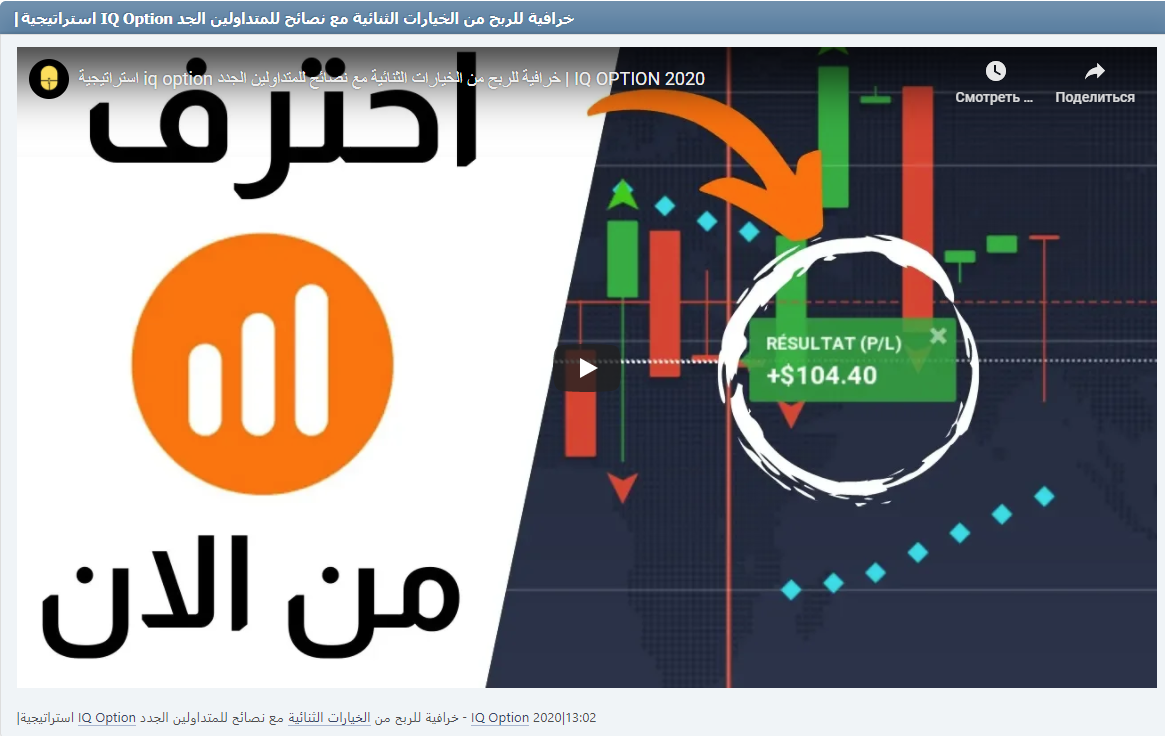 |استراتيجية IQ Option خرافية للربح من الخيارات الثنائية مع نصائح للمتداولين الجدد - IQ Option 2020|13:02